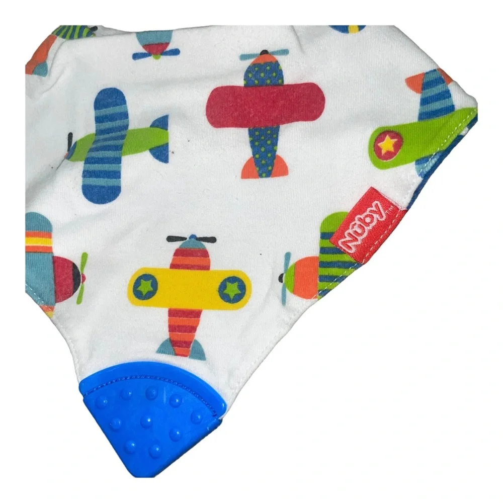 Boppy Tommee Tippee, Nuby Baby Boys bundle of 3 bibs